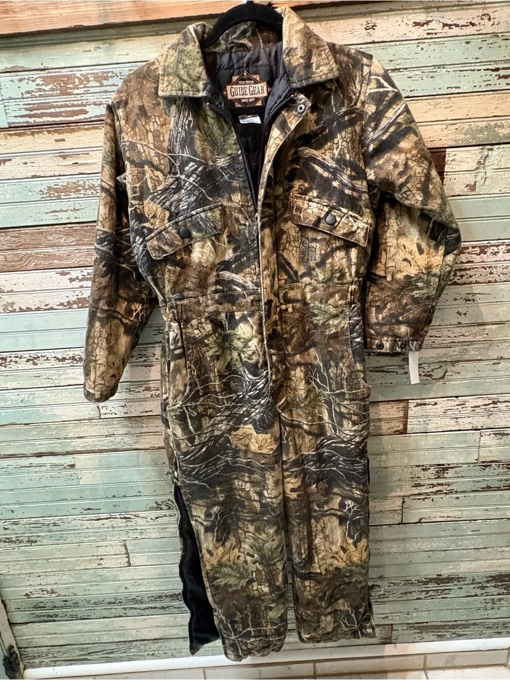 Boys Realtree Camo Insulated Coverall Jacket